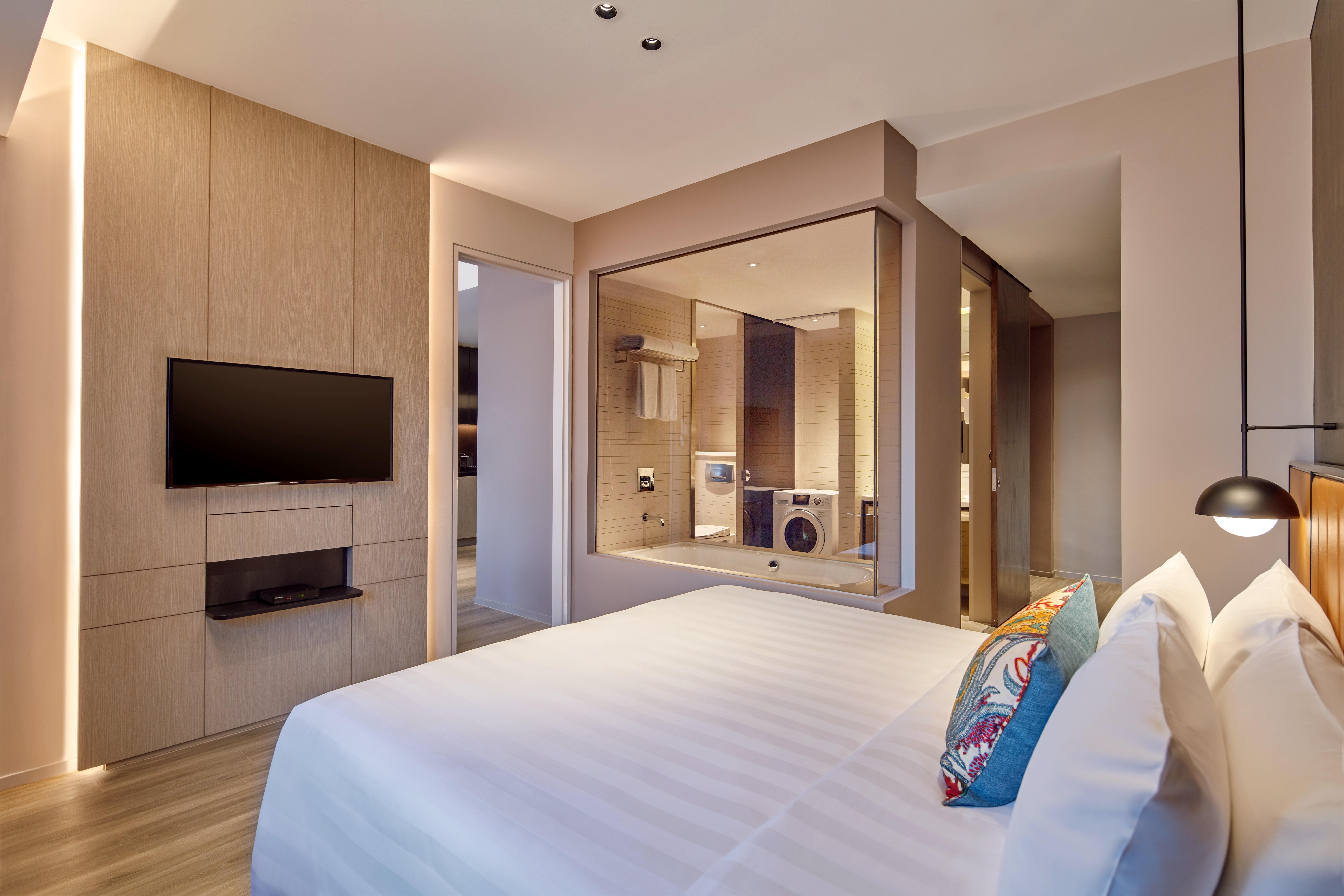 Pan Pacific Serviced Suites Orchard, Сингапур Екстериор снимка