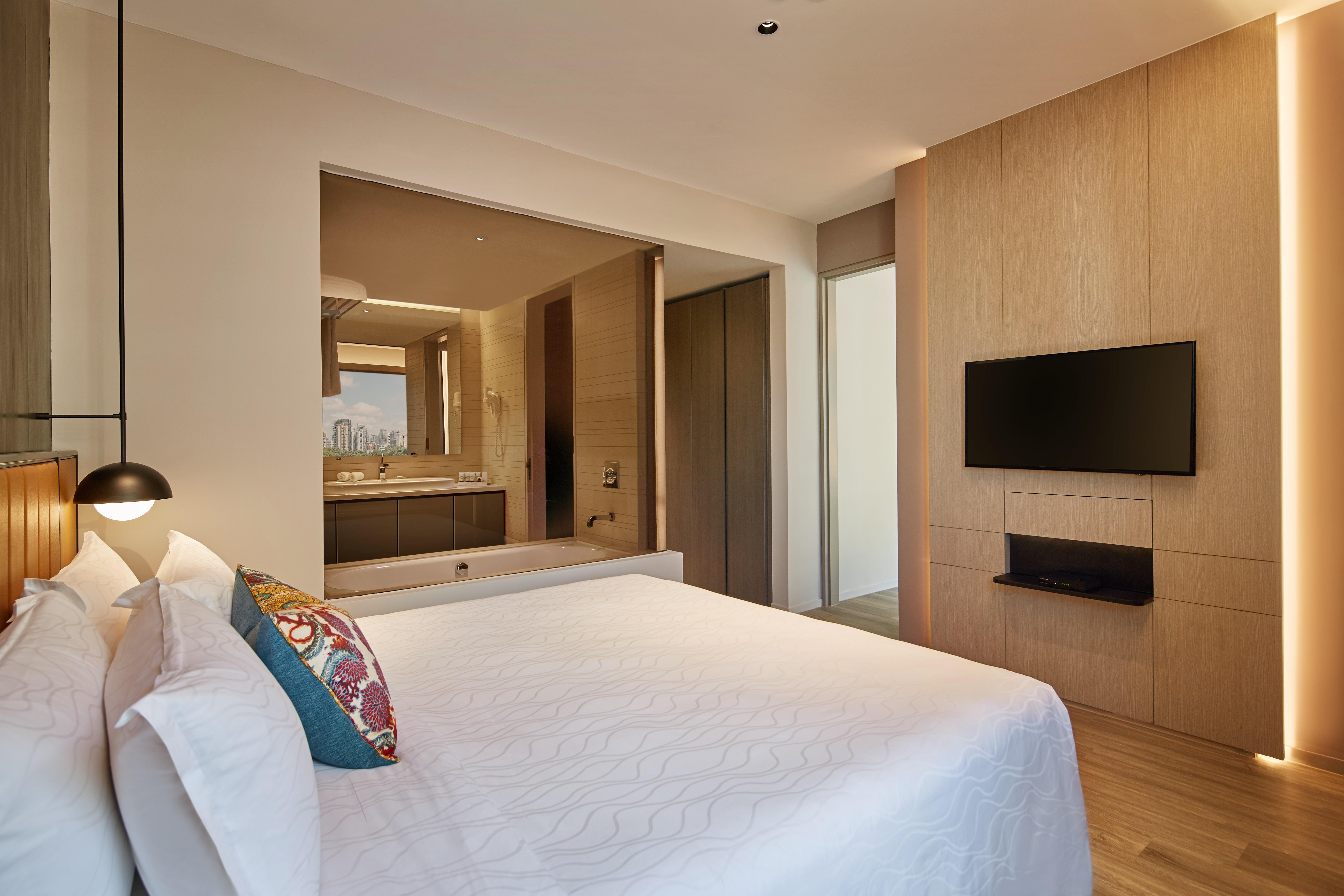 Pan Pacific Serviced Suites Orchard, Сингапур Екстериор снимка